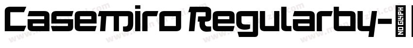 Casemiro Regularby字体转换